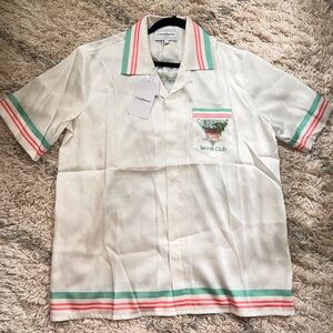 Casablanca Tennis Club Silk Shirt